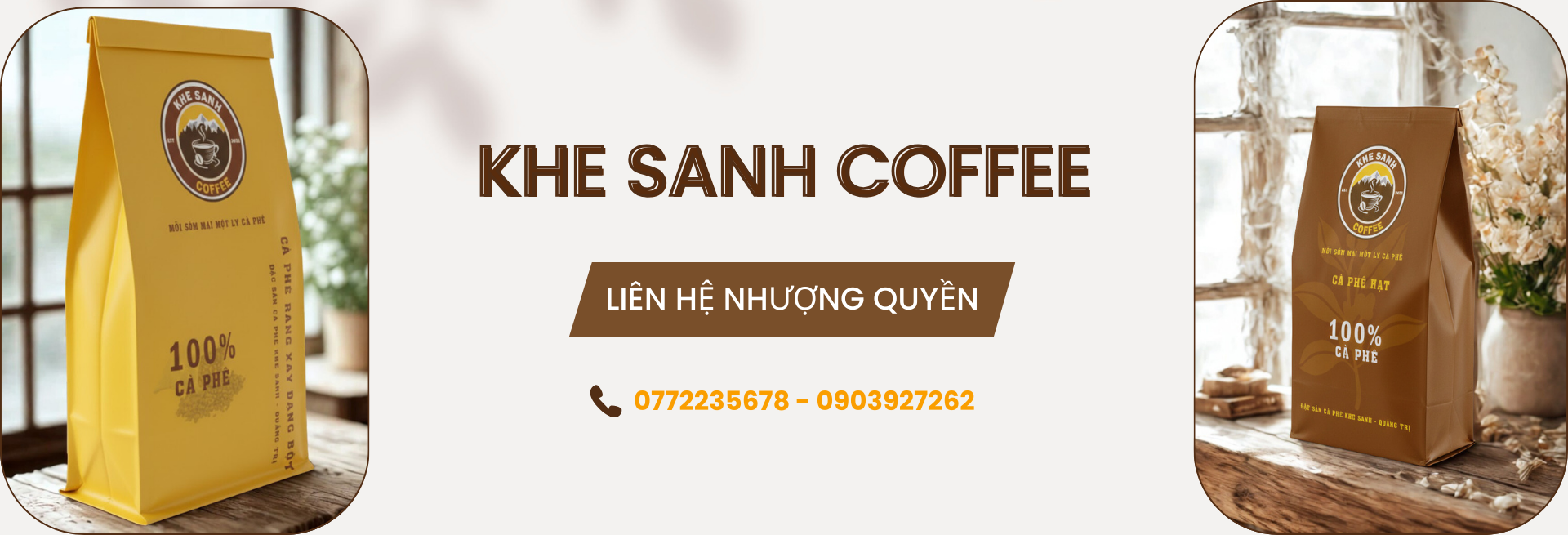 Nhượng quyền thương hiệu cà phê